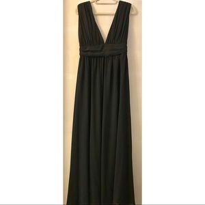 Lulus Heavenly Hues Black Maxi Dress